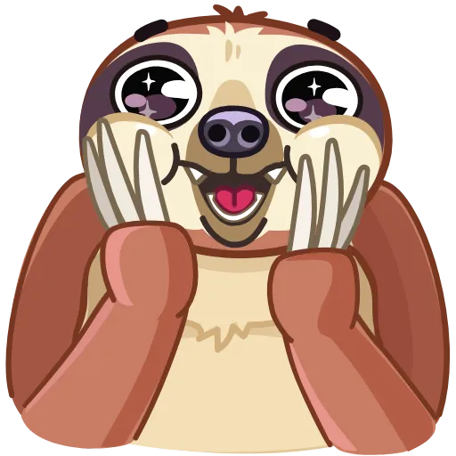 🤩 Стикер «Sloth» для Telegram
