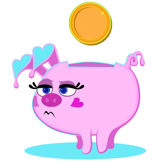 🤪 Стикер «Mrs Pigs» для Telegram