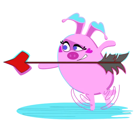 🤨 Стикер «Mrs Pigs» для Telegram