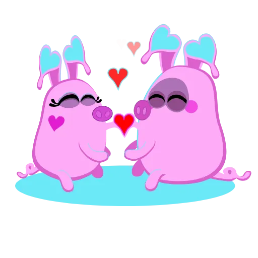 😜 Стикер «Mrs Pigs» для Telegram