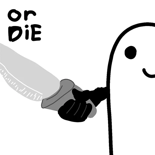 🔪 Стикер «Stik» для Telegram