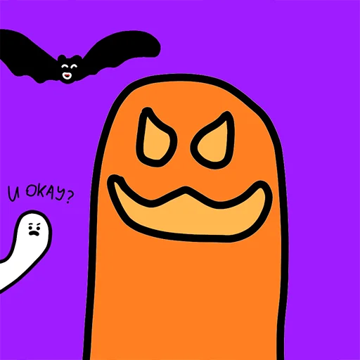 🎃 Стикер «Stik» для Telegram