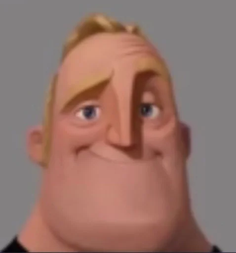 😶 Стикер «Mr incredible - Meme» для Telegram