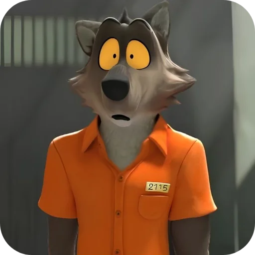 🧸 Стикер «Mr Wolf» для Telegram