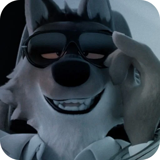 😎 Стикер «Mr Wolf» для Telegram