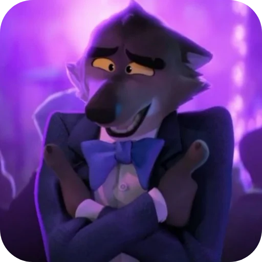 👄 Стикер «Mr Wolf» для Telegram