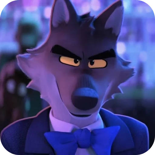 🐱 Стикер «Mr Wolf» для Telegram