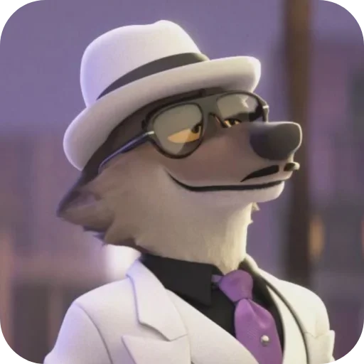 🎩 Стикер «Mr Wolf» для Telegram