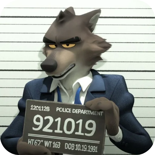 🧸 Стикер «Mr Wolf» для Telegram