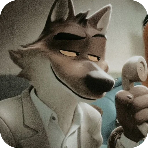 🧸 Стикер «Mr Wolf» для Telegram