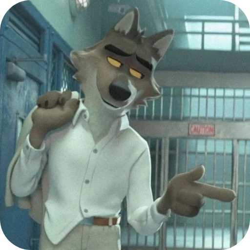🧸 Стикер «Mr Wolf» для Telegram