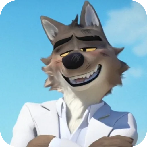 🎢 Стикер «Mr Wolf» для Telegram