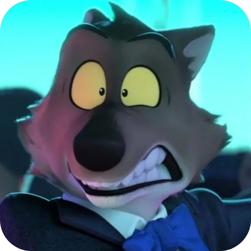 🐱 Стикер «Mr Wolf» для Telegram
