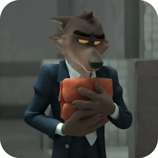 ✋ Стикер «Mr Wolf» для Telegram