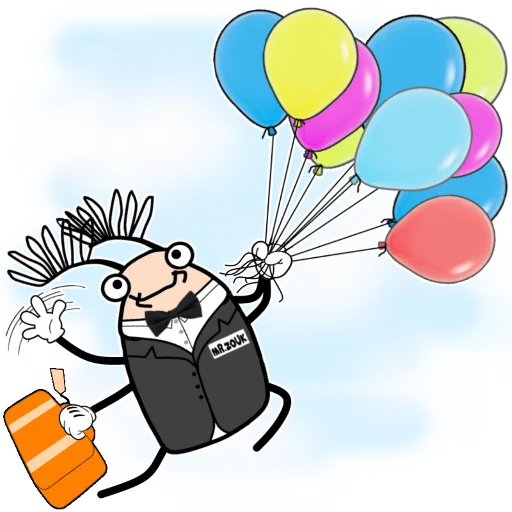 🎈 Стикер «Mr ZOUK» для Telegram