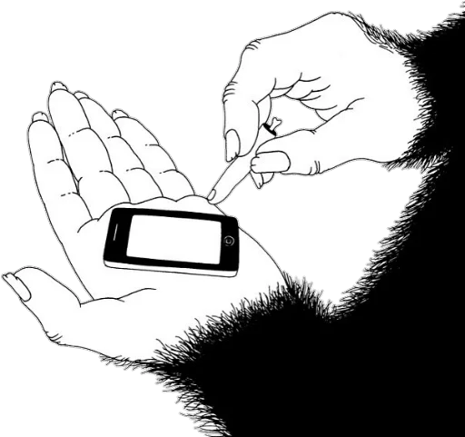 🐵 Стикер «Mrzyk&Moriceau2» для Telegram
