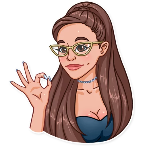 👌 Стикер «Ariana Grande» для Telegram