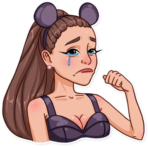 😢 Стикер «Ariana Grande» для Telegram