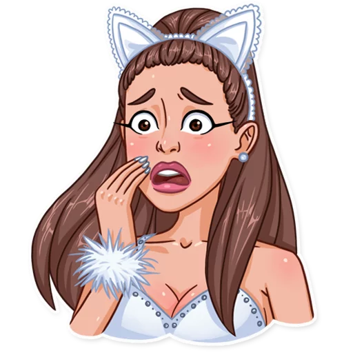 😧 Стикер «Ariana Grande» для Telegram