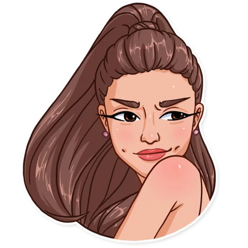 😈 Стикер «Ariana Grande» для Telegram