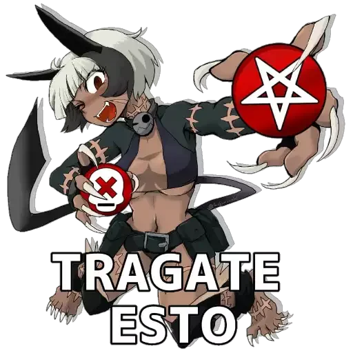 😈 Стикер «Ms. Fortune (Skullforce)» для Telegram