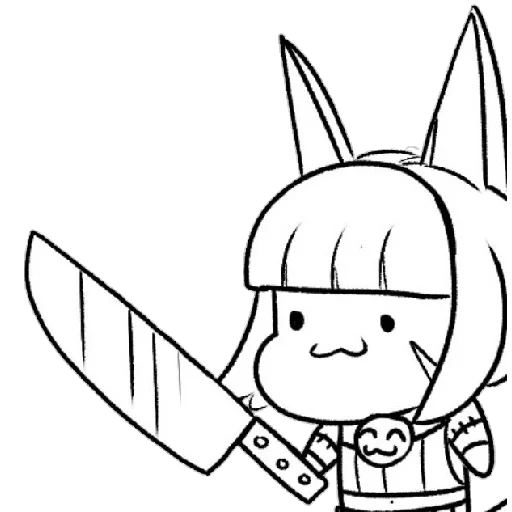 🔪 Стикер «Ms. Fortune (Skullforce)» для Telegram