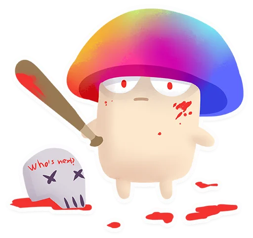 ☠️ Стикер «.mshrm Ҩ» для Telegram