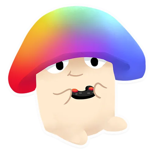 🎮 Стикер «.mshrm Ҩ» для Telegram