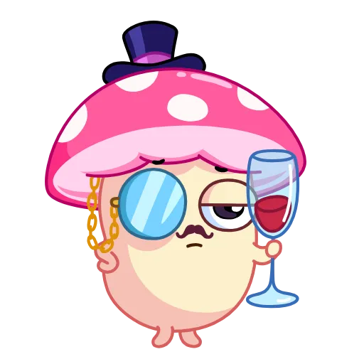 🍷 Эмодзи «Mushroom Stepa» для Telegram