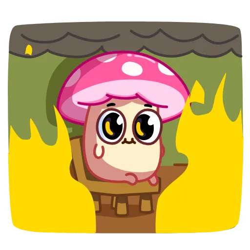🙂 Эмодзи «Mushroom Stepa» для Telegram