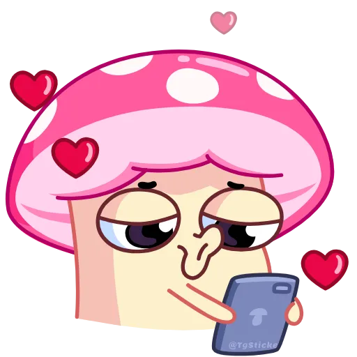😍 Эмодзи «Mushroom Stepa» для Telegram