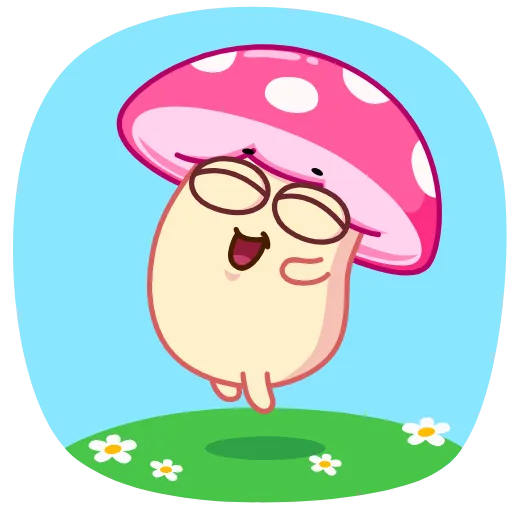 🥳 Эмодзи «Mushroom Stepa» для Telegram
