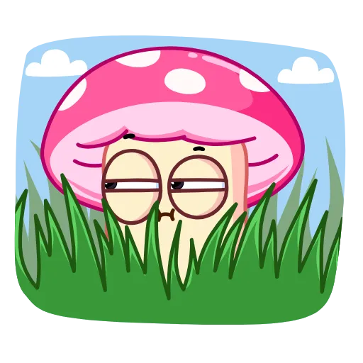 🌿 Эмодзи «Mushroom Stepa» для Telegram