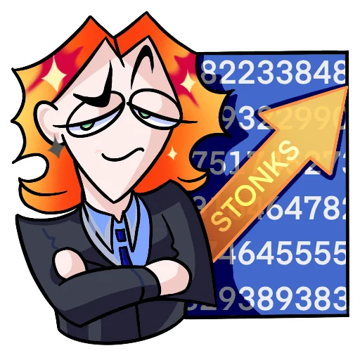 🥴 Стикер «МУСТЭЙЧА» для Telegram