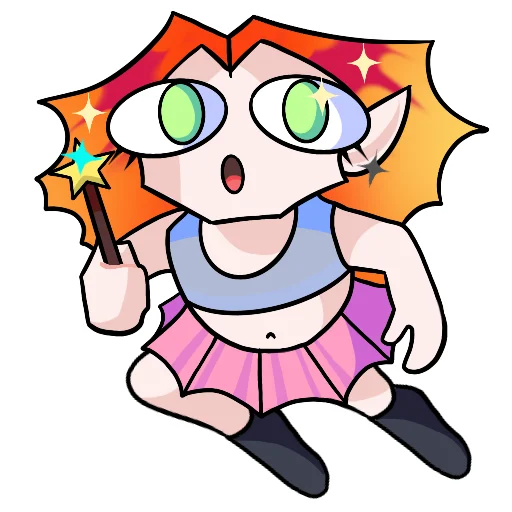 🧚‍♀️ Стикер «МУСТЭЙЧА» для Telegram