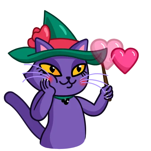 😑 Стикер «Ms.Witch C» для Telegram