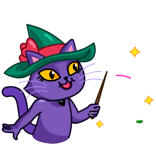 🤗 Стикер «Ms.Witch C» для Telegram