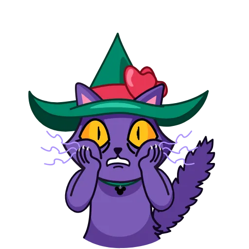 😐 Стикер «Ms.Witch C» для Telegram