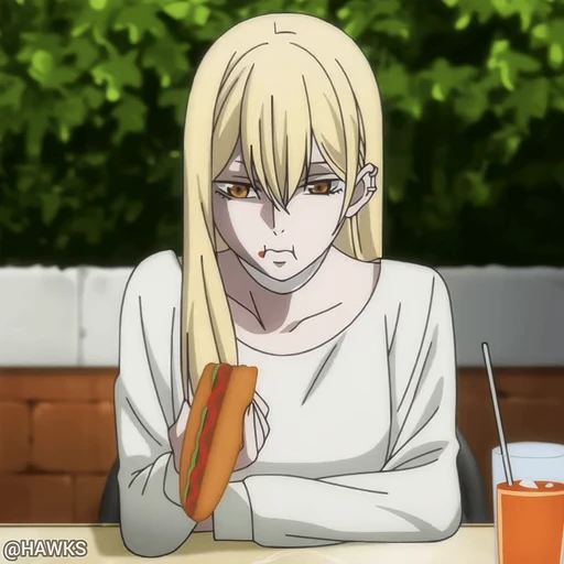🥪 Стикер «Majo to Yajuu» для Telegram