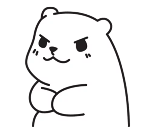 😏 Стикер «Mu Bear» для Telegram