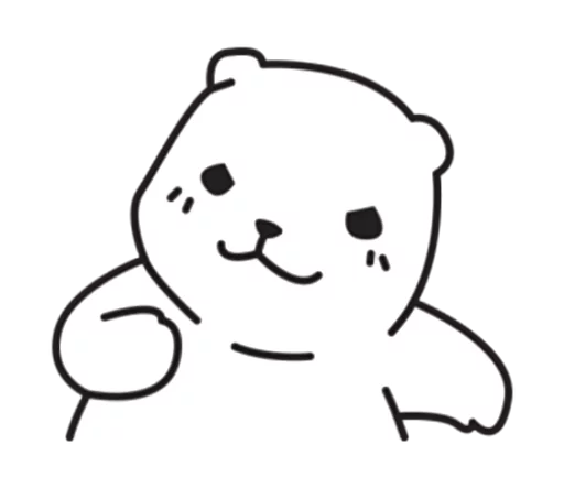 😏 Стикер «Mu Bear» для Telegram