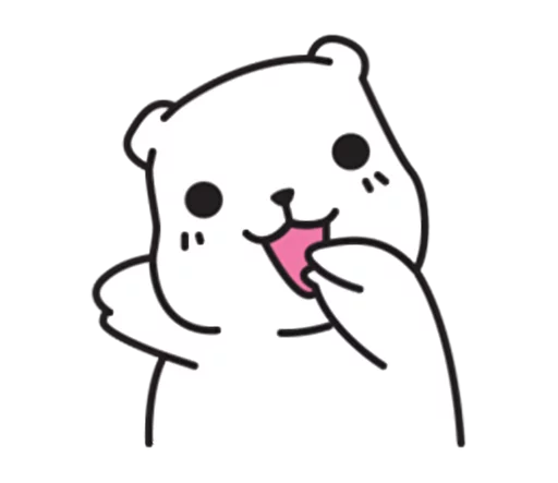 😃 Стикер «Mu Bear» для Telegram