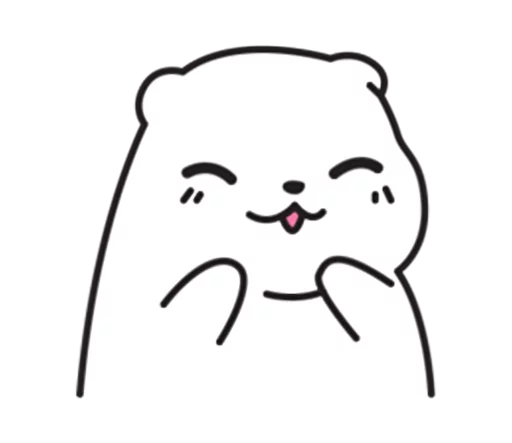 ☺️ Стикер «Mu Bear» для Telegram