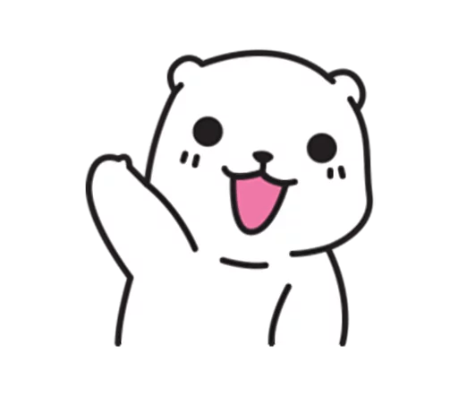 👋 Стикер «Mu Bear» для Telegram