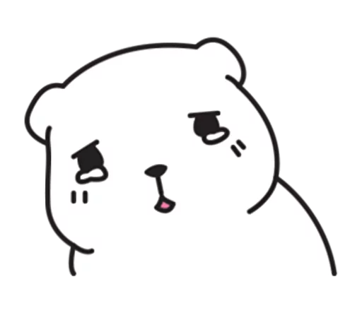 😭 Стикер «Mu Bear» для Telegram
