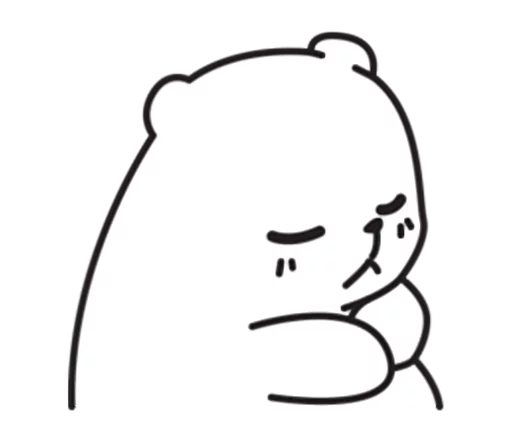😌 Стикер «Mu Bear» для Telegram