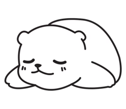 😌 Стикер «Mu Bear» для Telegram
