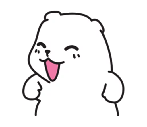 😄 Стикер «Mu Bear» для Telegram