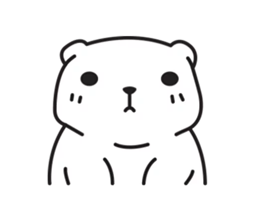 😐 Стикер «Mu Bear» для Telegram