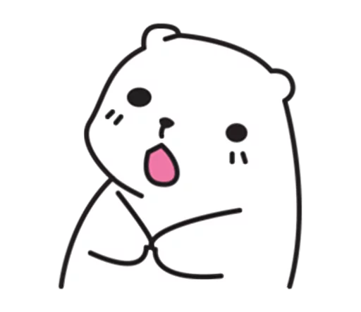 😮 Стикер «Mu Bear» для Telegram